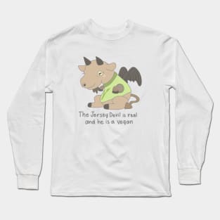 Vegan Jersey Devil Long Sleeve T-Shirt